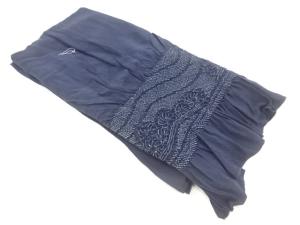 未使用品　正絹　絞り菊模様男物兵児帯